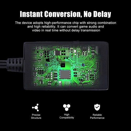 N64 To HDMI Converter HD Link Adapter Cable For Nintendo Gamecube NES SNES US - Picture 4 of 12