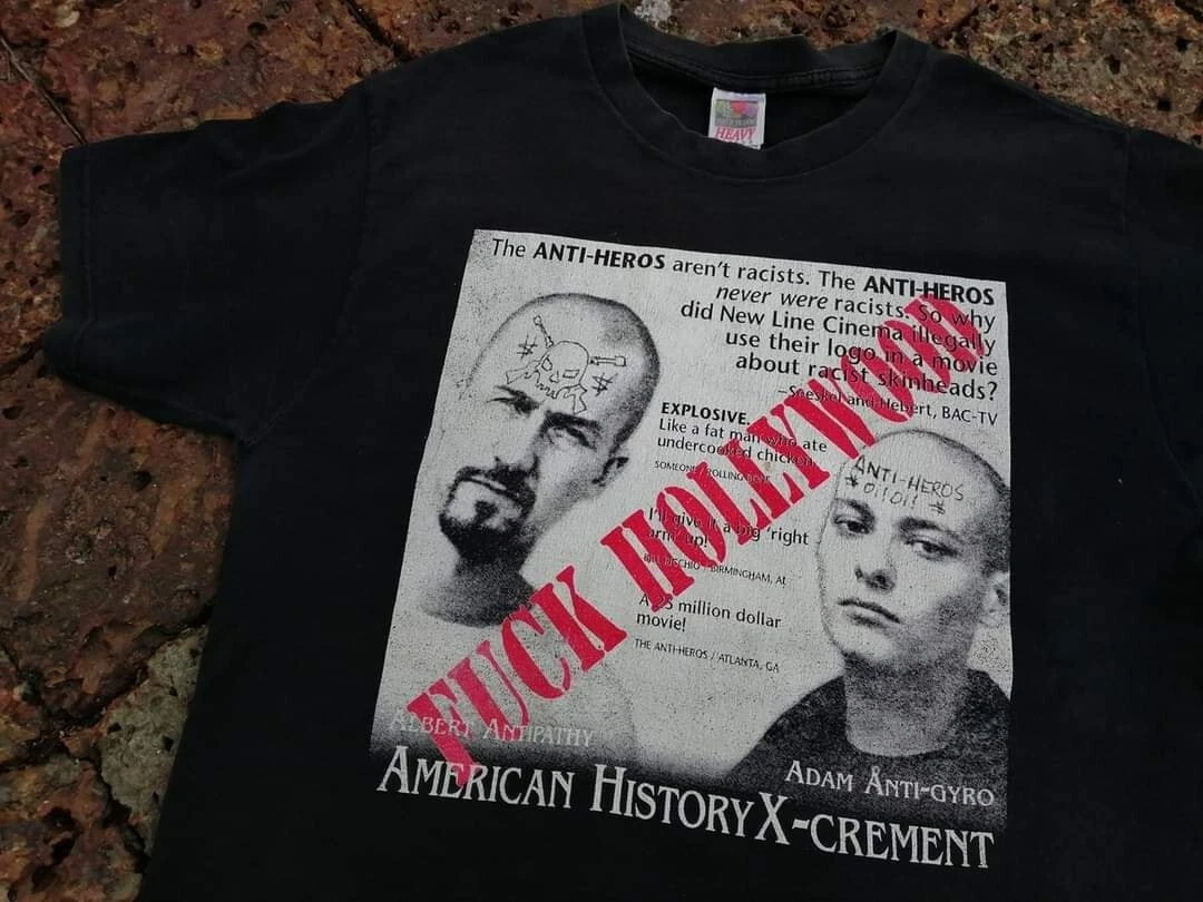 Rare Vintage 90s American History X Punk Skinheads Band Film Movies NBK  T-Shirt