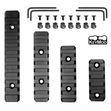 2" 3" 4" 5" Picatinny/Weaver Rail Section for Keymod Interface - Aluminium 4PCS