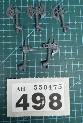 5 Vulkite Bezerker Zwergwaffe Handarm Konvolut Axt Hammer Zwerge Alte Welt AoS