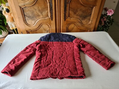 Doudoune Matelassée Légère Homme - Bleue Et Rouge - Taille M - Slim Fit - Neuf Sans étiquette