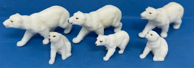 Eisbär PLAHO Marolin 6 Stück Spielzeug Kunststoff DDR 1970/80er /P23.2/7