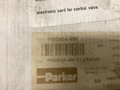 PWD00A-400 - Parker - PWD00A-400 Mod. für Distrib. Proport. Neu