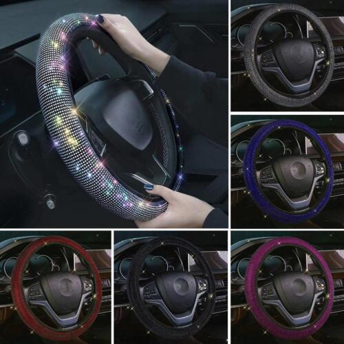 Shering Bling Rhinestones Steering Wheel Cover with Crystal Diamond Sparkling G9 - Picture 1 of 21