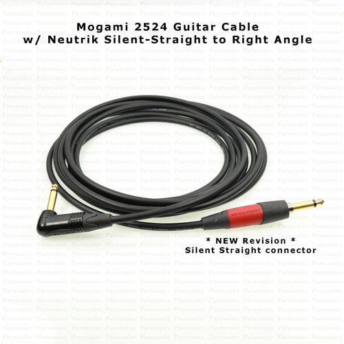 MOGAMI 2524 SILENT Guitar Cable w/ NEUTRIK silentPLUG - Pick your own Options! - Picture 2 of 17
