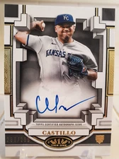 2023 Topps Tier 1 Gold Autograph Auto #/299 MAX CASTILLO Card Rookie ROYALS RC