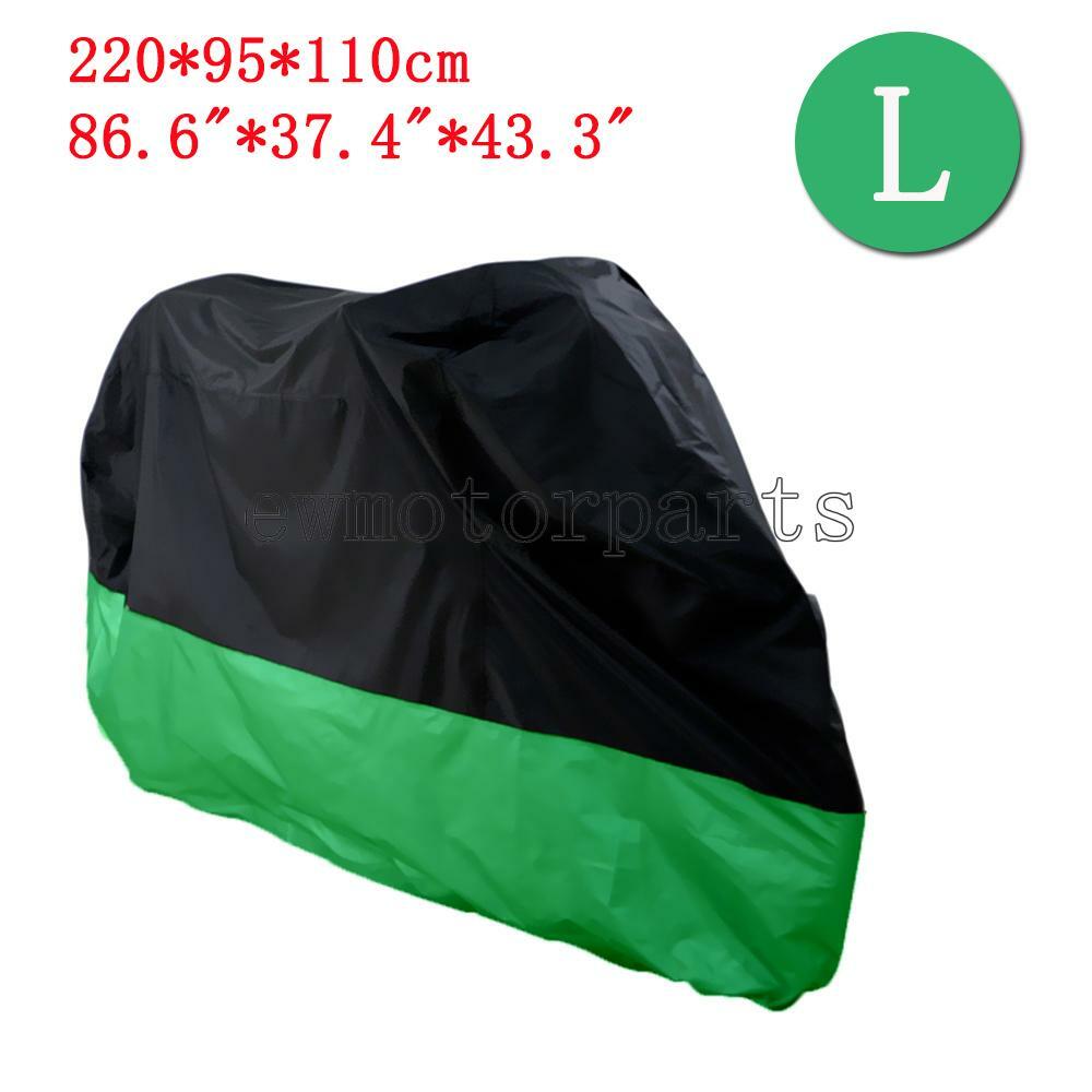 Size L Standard Street Motorcycle Cover Scooter Moped All Weather Protection NEW