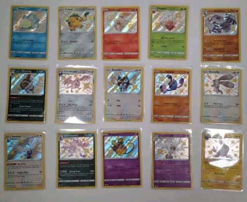 Pokemon Shining Fates 2021 Baby Shiny Collection Lot of 15 SV122 Holo