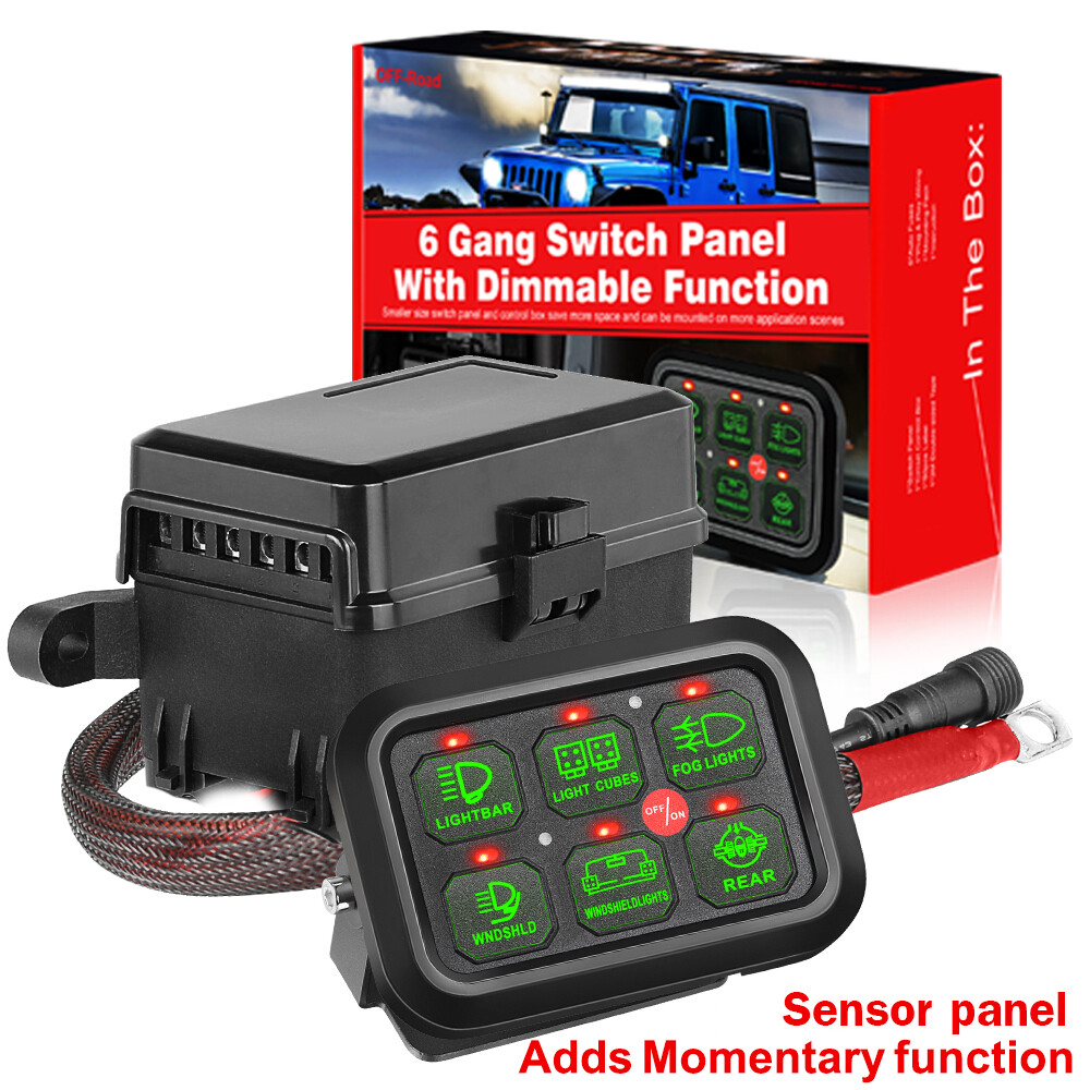 RGB 8 Gang Switch Panel LED Work Light Fit 2017-2024 Can-am - Foto 13