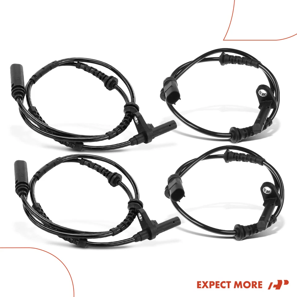 4Pcs ABS Wheel Speed Sensor Front & Rear Side for BMW 528i 535i xDrive 550i 650i - Image 2 of 4
