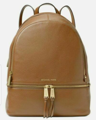 New Michael Kors Jaycee Large Logo Backpack Brown with Dust New Michael Kors Jaycee Large Logo Backpack Brown with Dust