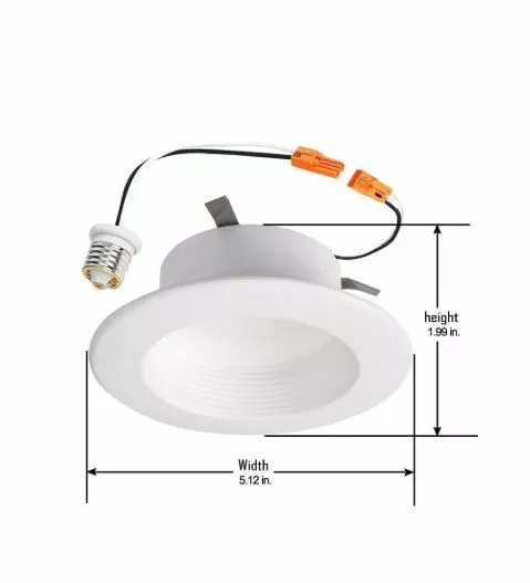 Halo RL 4 in. White Integrated LED Recessed Ceiling Light Fixture