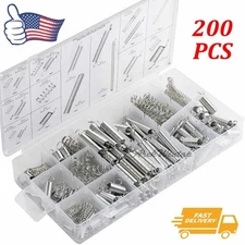 Compression Spring Set Extended Expansion Tension Springs 200 Piece Assortment