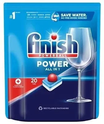 8720065006022 Finish Powerball All in 1 Kapsułki do Zmywarki 20 szt. Reckitt Ben