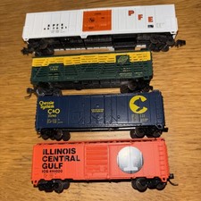 N Gauge American Wagons x 4, mixed rolling stock Excellent Condition