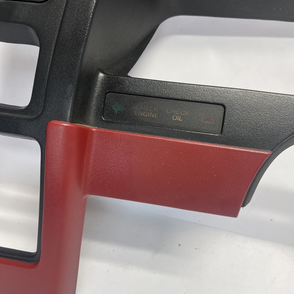 1989-1994 Ford Ranger Explorer Cluster Radio Dash Trim Bezel RED OEM | eBay