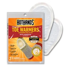 HotHands Toe Warmers - Long Lasting Safe Natural Air Activated Warmers - 6 Pairs