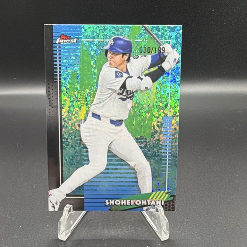 Topps Finest 2026 Shohei Ohtani #50 Aqua Refractor Dodgers 030/199