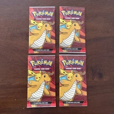 Pokémon McDonald’s 2025 Booster Dragons Lot Of 4 Packs