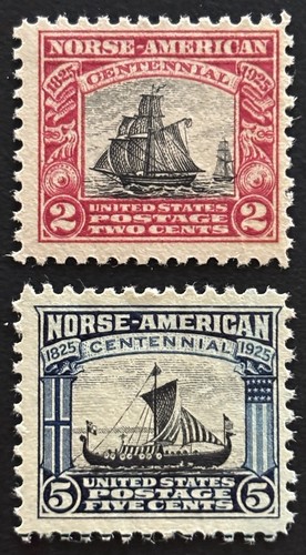 US Stamps-SC# 620 - 621 - MNH - 2 & 5 Cent Norse - SCV $25.00 - Picture 1 of 2