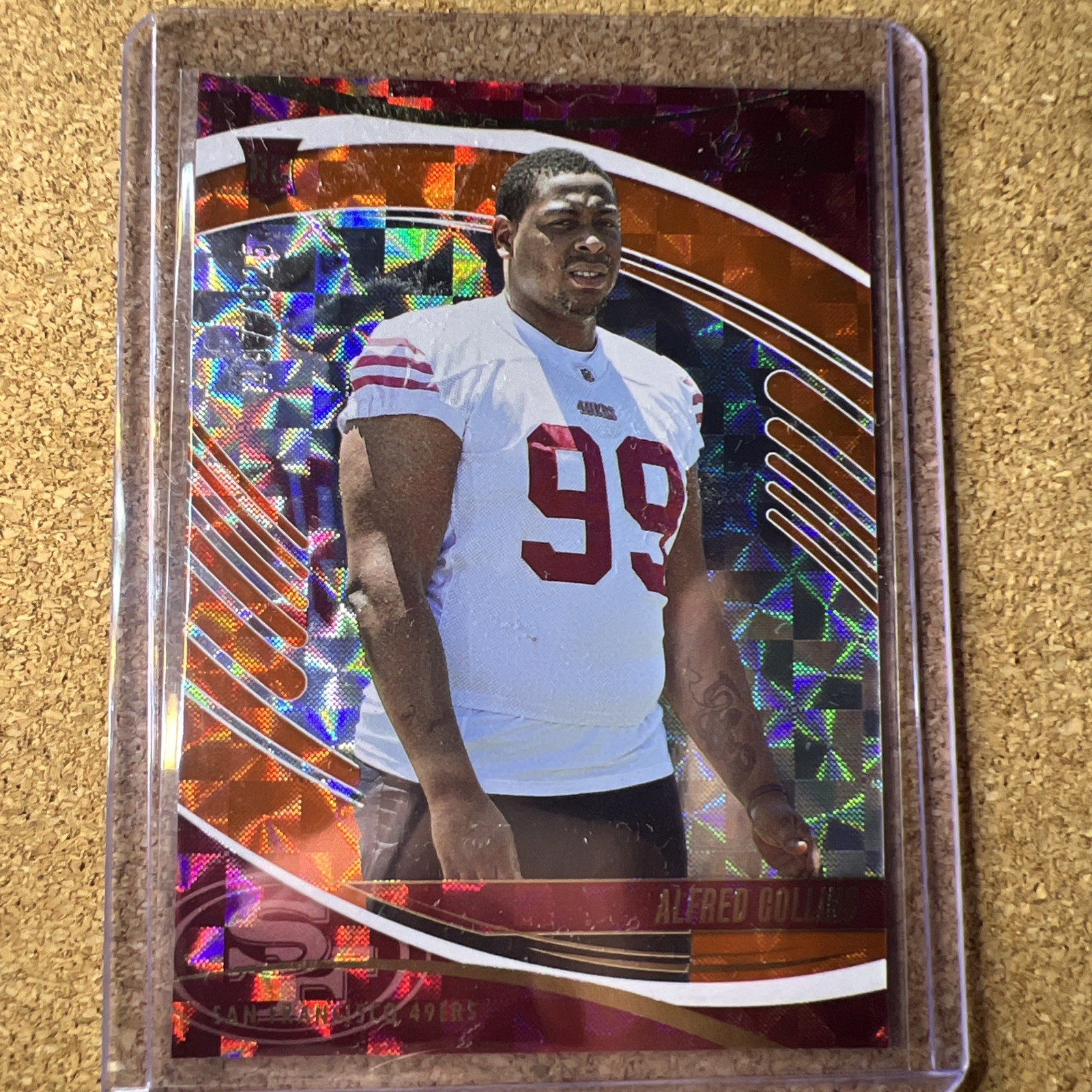 Alfred Collins Absolute Orange Mosaic /825 Rookie Card 2025 #102 San Francisco