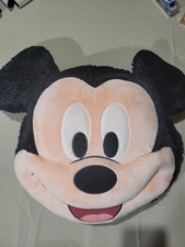 Disney Mickey Mouse Plush Bed Pillow With Pajama Pouch 16  