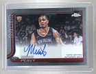 2025 Topps Chrome Micah Peavy Chrome Rookie Autographs (RAW)