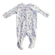 Ralph Lauren Teddy Bear Pink Bows Pajama 3 Months read 