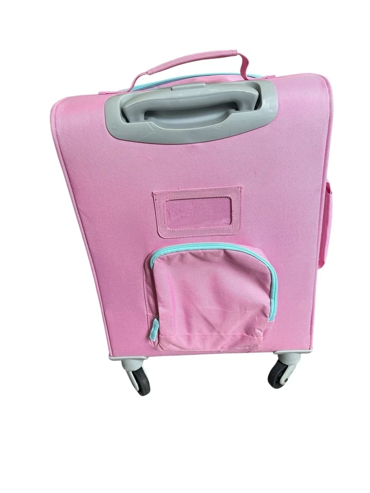 Pottery Barn Kids Rainbow Stripe Rolling Suitcase - Image 3 of 4