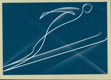 Italy on the Pista Milano Cortina Panini 2026 Figure # 159 Ski Jumping