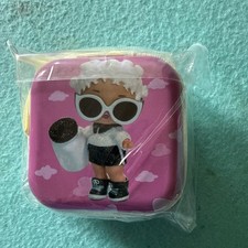 L.O.L Doll Earbud Carrying Case Or Coin pouch W/Girl In White Glasses