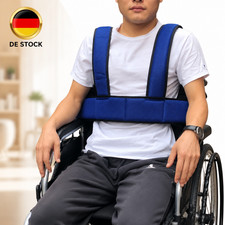 Rollstuhl-Sich erheitsgurt, angenehm zu tragen, verstellbarer Rollstuhlgurt Blau