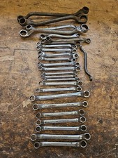 Job Lot 26 X Britool Ring Spanners Excellent Mix Of Sizes
