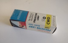 GE Projection Lamp- CWD Blue Top Bulb - 120v 300 watts