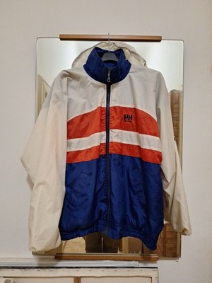 Helly Hansen Jacke Vintage '90 XXL Jacket Man Kapuze Hoodie 