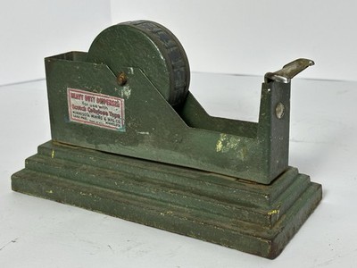3M MINNESOTA MINING MFG Heavy Duty Cast Iron Scotch Tape Dispenser 1930s Vintage