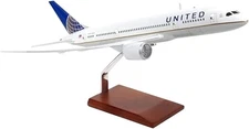 United Airlines Boeing 787-800 Old Color Desk Display Model 1/100 SC Airplane