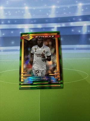 2022-23 Topps Finest Flashbacks UEFA Antonio Rüdiger Prism /35 Real Madrid