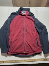 Y2K 2000 Nike size XL full zip red and black jacket Swoosh Sportswear Grey Tag