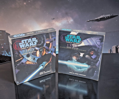 Lot of 2 Star Wars Audiobooks Legacy of the Force  EXILE & FURY   Aaron Allston