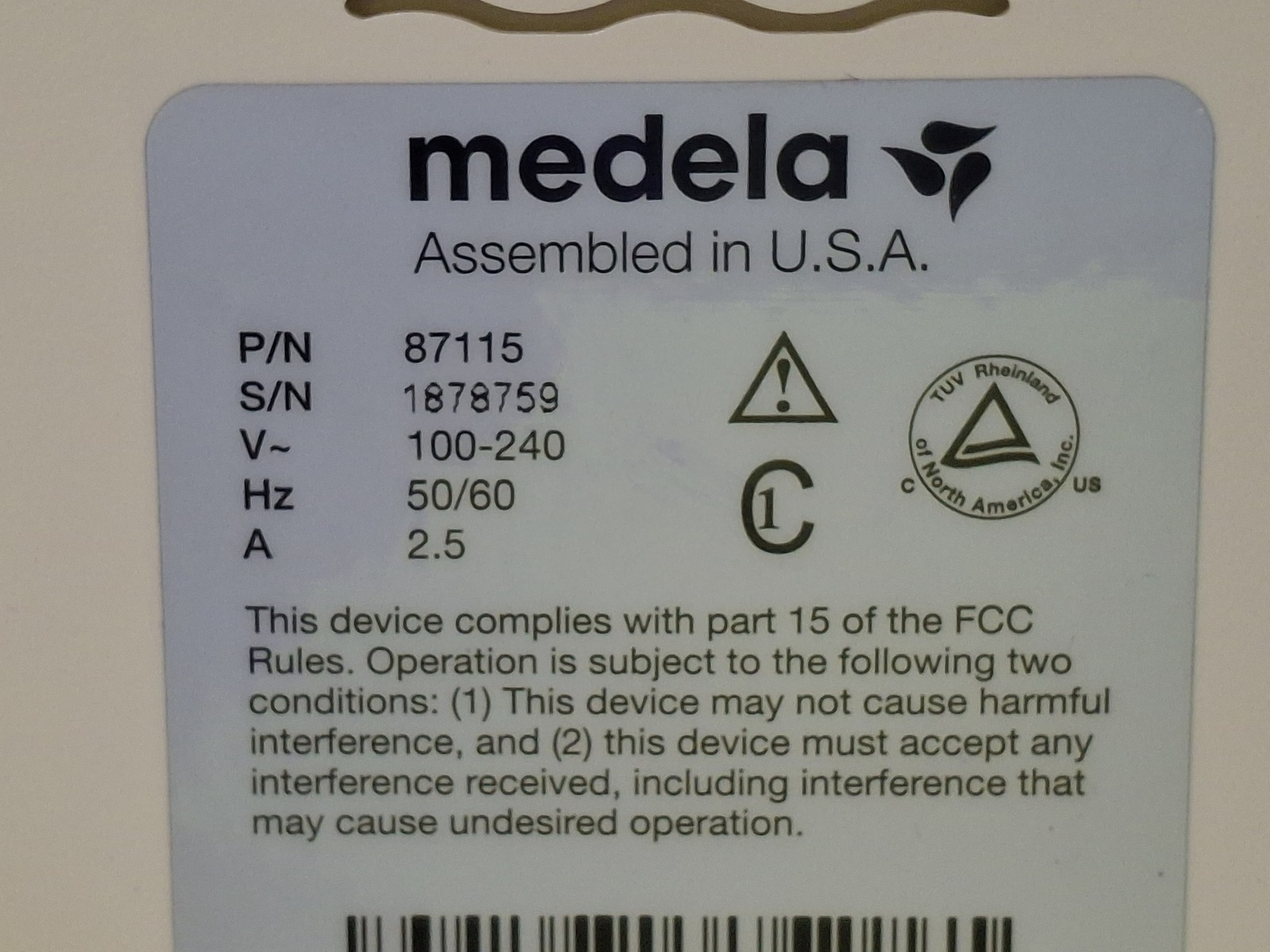 Medela 87115 Waterless Milk Warmer