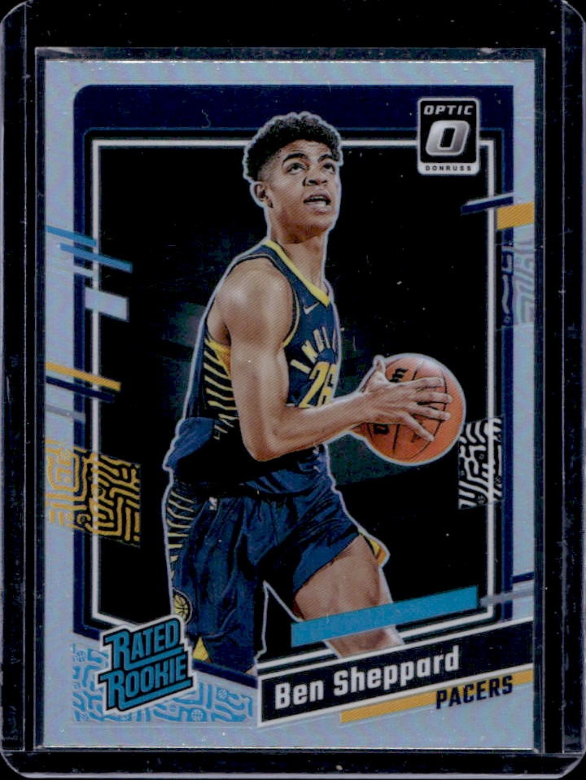 2023-24 Panini Donruss Optic Ben Sheppard Holo Prizm RC Rated Rookie #221 Pacers