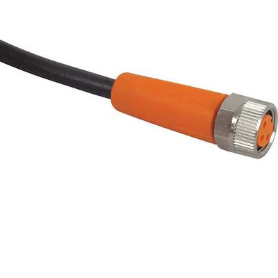 Ifm Evc142 Cordset, 3 Pin, Receptacle, Female