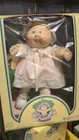 Cabbage Patch Kids Preemie Doll Blonde Curly Hair Green Eyes Original Box 1983