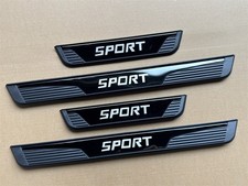 For Toyota Accessories Car Door Scuff Sill Cover Panel Step Protector Trims X4