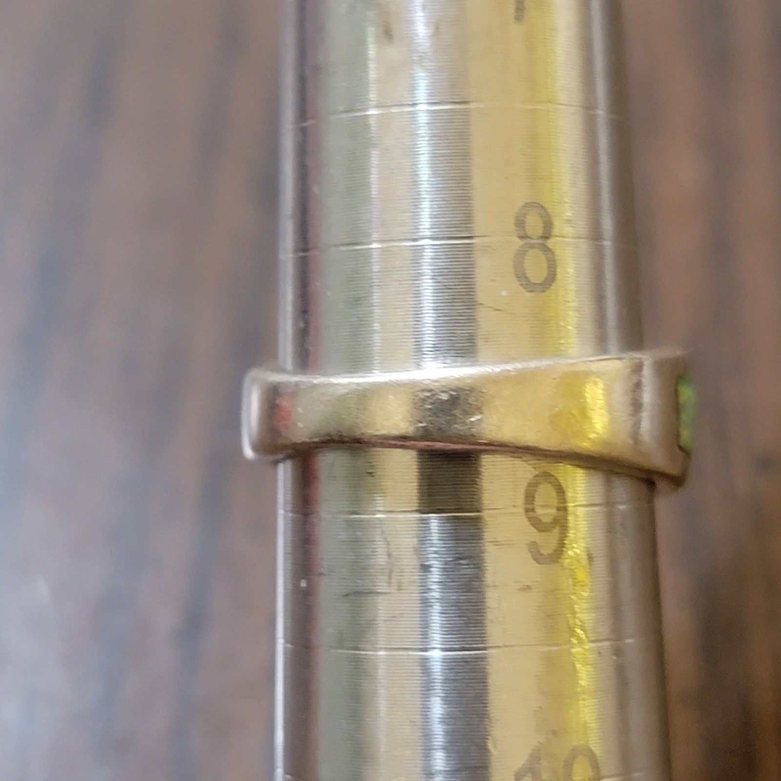 Rare sterling silver ring featuring opal inlay an… - image 5