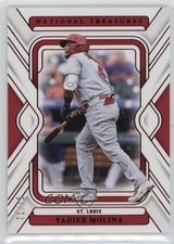 2025 Panini National Treasures Red 71/75 Yadier Molina #34 1q3x