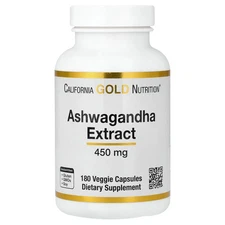Ashwagandha, 450 mg, 180 Veggie Capsules