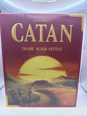 Catan Board Game Complete Strategy Trade Build Set Klaus Teuber Classic
