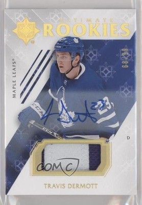 2018 Ultimate Collection 68/99 Travis Dermott #88 RPA Rookie Patch Auto RC um0
